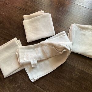 Wamsutta White Polyester Sheer Curtains Set of 4